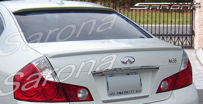 Custom Infiniti M45 Roof Wing  Sedan (2006 - 2010) - $295.00 (Manufacturer Sarona, Part #IF-005-RW)